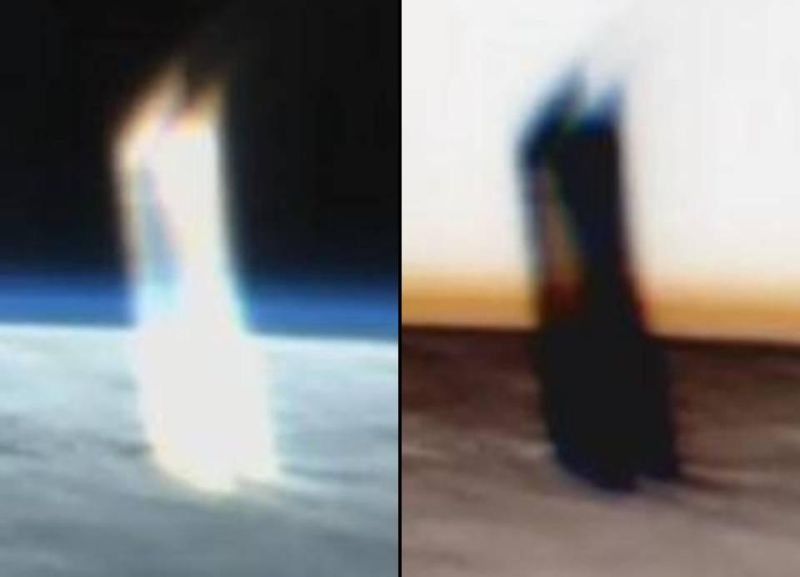 iss, nasa, beam of light, ufo, portal