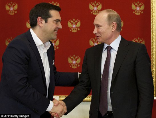 Alexis Tsipras Rime Minister Of Greece and Vladimir Putin President Of Federated Russia struck potential deals over investment in energy and other projects.
